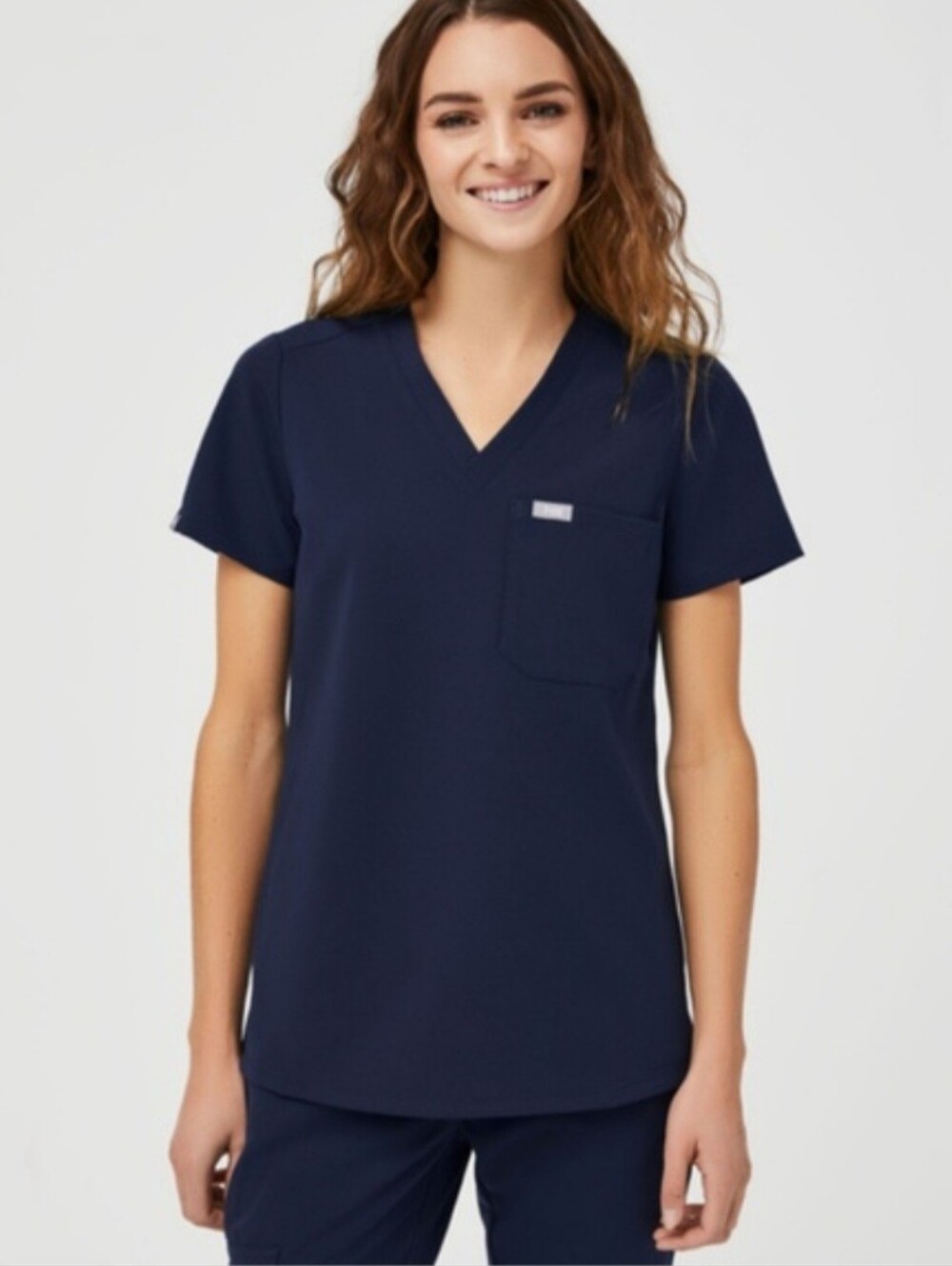 Catarina Scrub Top Navy